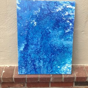 Original acrylic pour painting